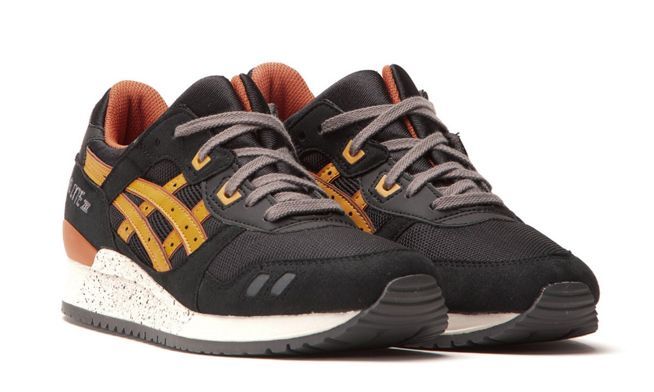 Asics gel lyte on sale black tan